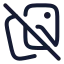 Albumnotfound icon with stroke rounded style