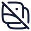 Albumnotfound icon with stroke rounded style