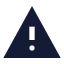 Alert icon with solid sharp style
