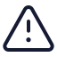 Alert icon with stroke standard style