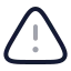 Alert icon with twotone rounded style