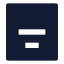 Alignboxbottomcenter icon with solid sharp style