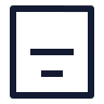 Align Box Bottom Center icon preview