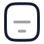 Alignboxbottomcenter icon with twotone rounded style
