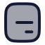 Alignboxbottomright icon with duotone rounded style