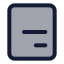 Alignboxbottomright icon with duotone standard style