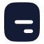 Alignboxbottomright icon with solid rounded style
