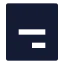 Alignboxbottomright icon with solid sharp style