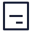 Alignboxbottomright icon with stroke sharp style