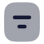Alignboxmiddlecenter icon with bulk rounded style