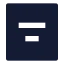 Alignboxmiddlecenter icon with solid sharp style