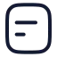 Alignboxmiddleleft icon with stroke rounded style