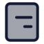 Alignboxmiddleright icon with duotone standard style