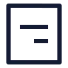 Align Box Middle Right icon preview