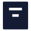 Alignboxtopcenter icon with solid sharp style