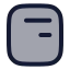 Alignboxtopright icon with duotone rounded style