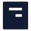 Alignboxtopright icon with solid sharp style