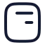 Alignboxtopright icon with stroke rounded style