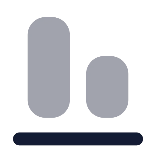 Align End Horizontal Icon in Bulk Rounded style