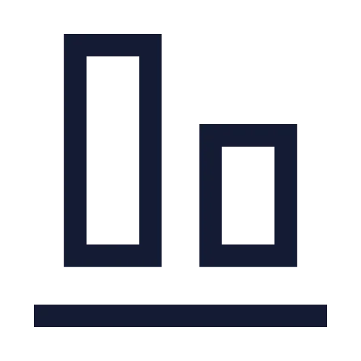 Align End Horizontal Icon in Stroke Sharp style
