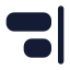Alignendvertical icon with solid standard style