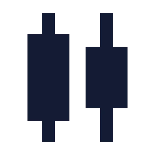 Align Horizontal Distribute Center Icon in Solid Sharp style