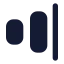 Alignhorizontaljustifyend icon with solid rounded style