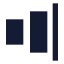 Alignhorizontaljustifyend icon with solid sharp style