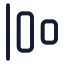 Alignhorizontaljustifystart icon with stroke standard style