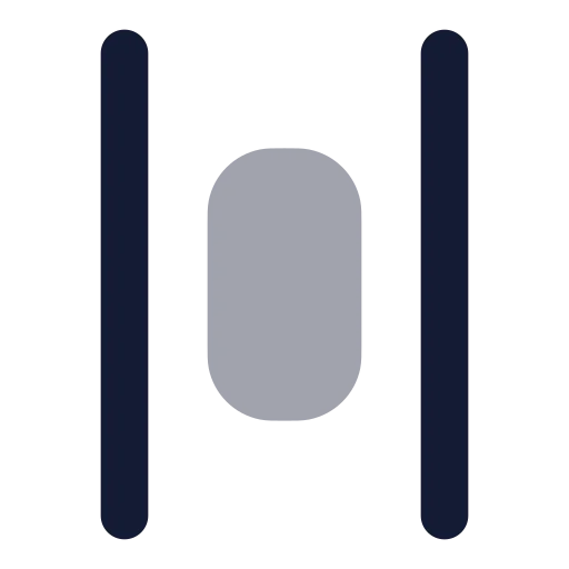 Align Horizontal Space Around Icon in Bulk Rounded style