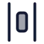 Alignhorizontalspacearound icon with duotone standard style