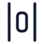 Alignhorizontalspacearound icon with stroke rounded style