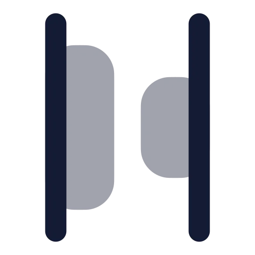 Align Horizontal Space Between Icon in Bulk Rounded style