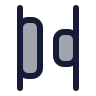 Align Horizontal Space Between icon preview