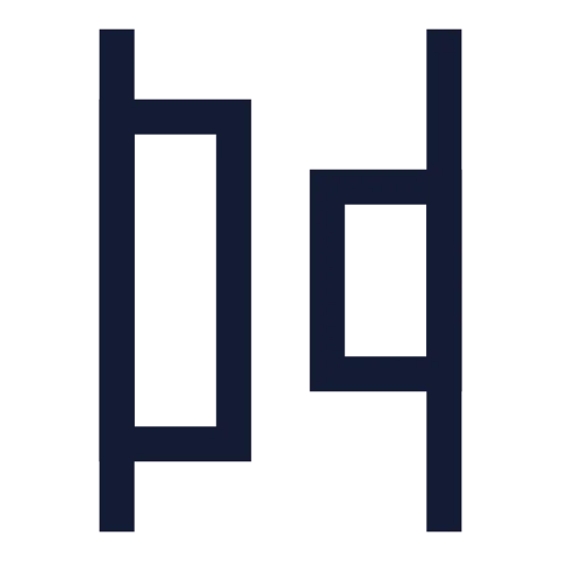 Align Horizontal Space Between Icon in Stroke Sharp style