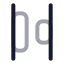 Alignhorizontalspacebetween icon with twotone rounded style
