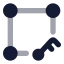 Alignkeyobject icon with bulk rounded style