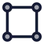 Alignselection icon with duotone standard style