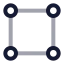 Alignselection icon with twotone rounded style