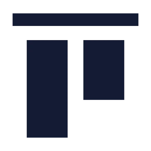 Align Start Horizontal Icon in Solid Sharp style