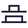 Align Vertical Distribute End icon preview