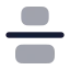 Alignverticaljustifycenter icon with bulk rounded style