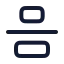 Alignverticaljustifycenter icon with stroke rounded style