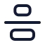 Alignverticaljustifycenter icon with stroke standard style