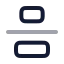Alignverticaljustifycenter icon with twotone rounded style