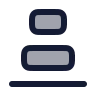 Align Vertical Justify End icon preview