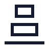 Align Vertical Justify End icon preview