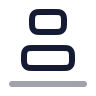 Align Vertical Justify End icon preview