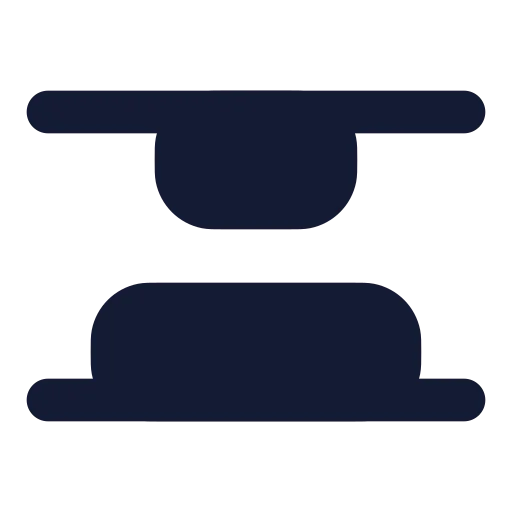 Align Vertical Space Between Icon in Solid Rounded style