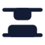 Alignverticalspacebetween icon with solid standard style